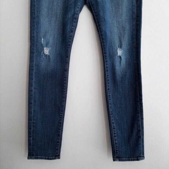 FIDELITY Denim Belvedere Mid Rise Skinny Jeans Refinery Blue Sz 32 - Picture 4 of 10